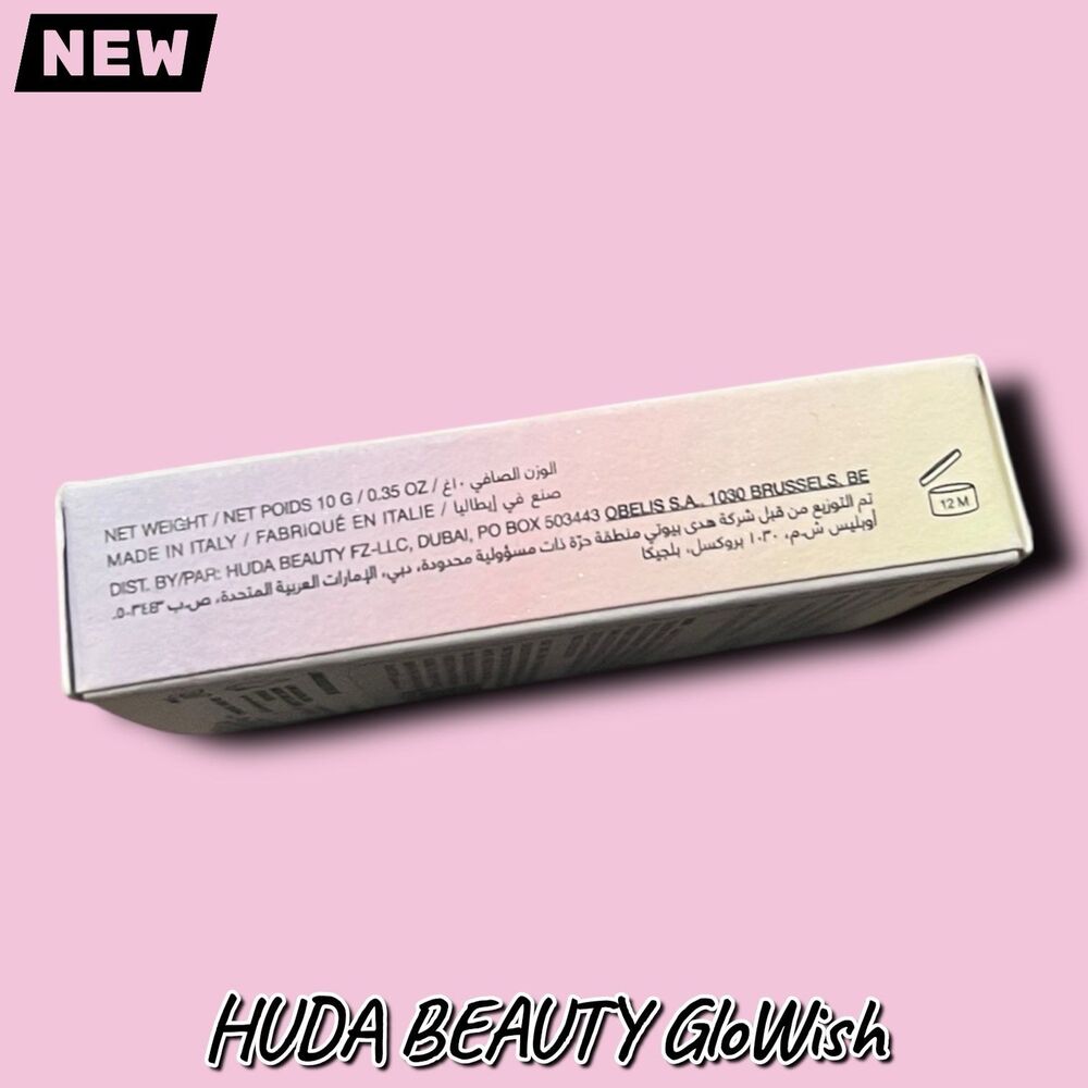 New NIB HUDA BEAUTY GloWish Luminous Pressed Powder – Shade 07 Tan Light - Picture 9 of 9